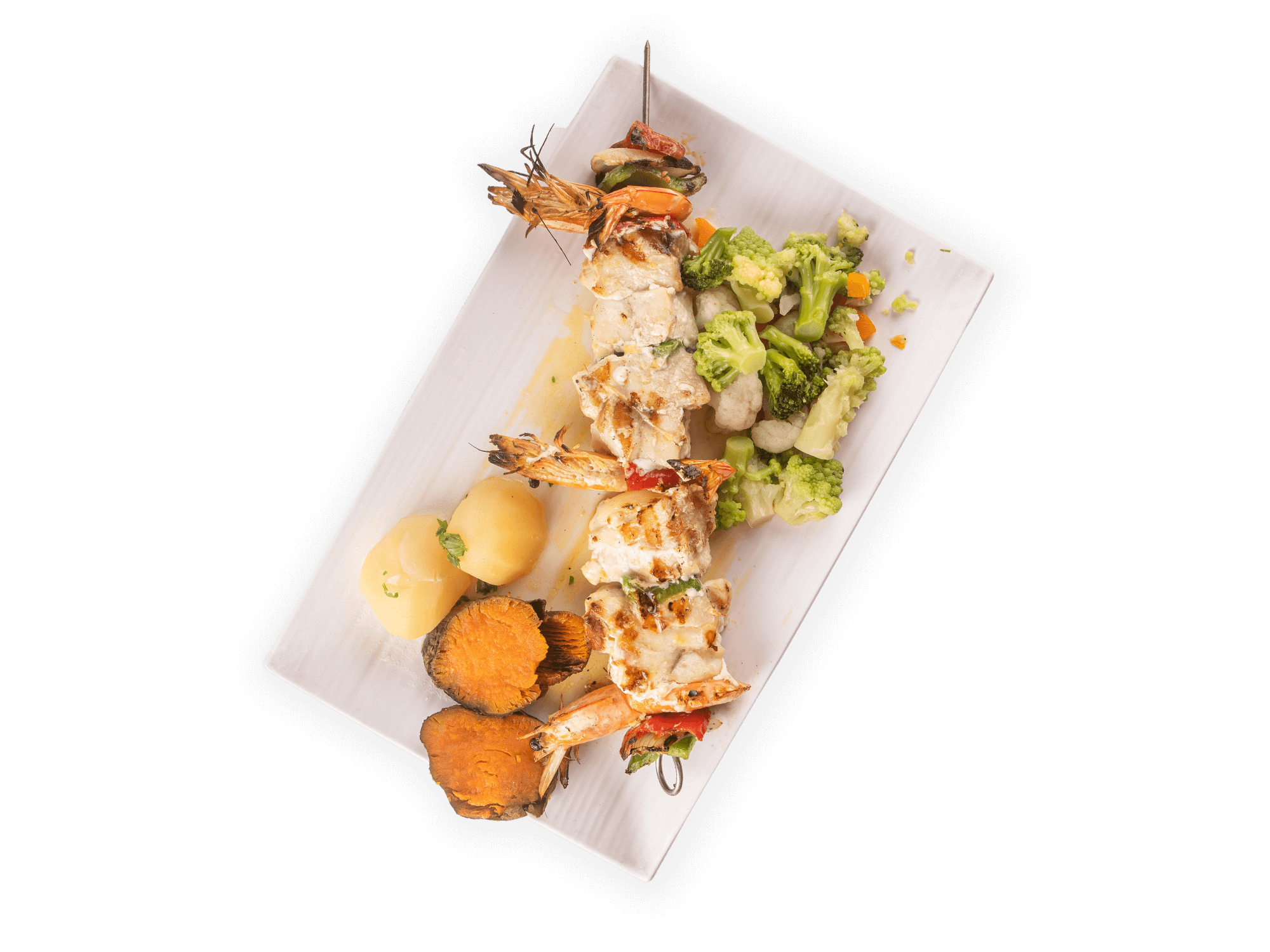 The Cherne Skewer with Shrimp